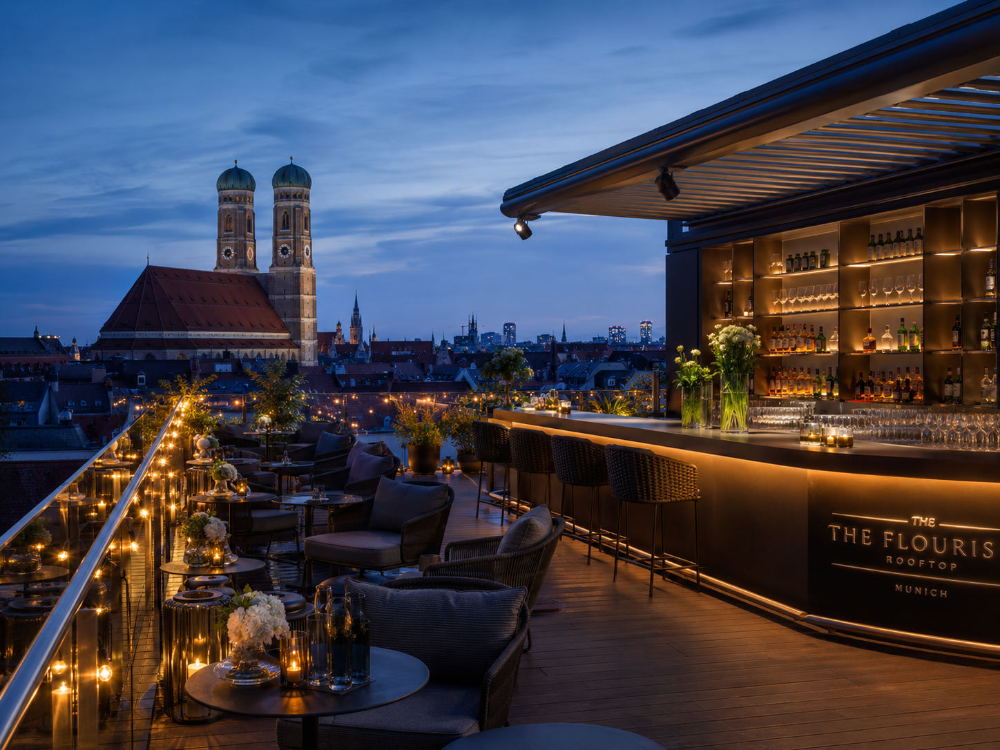 Rooftop Blue Hour